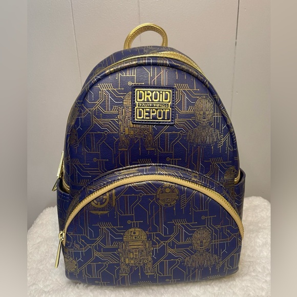Loungefly Handbags - Loungefly Star Wars Galaxy Edge Droid Backpack